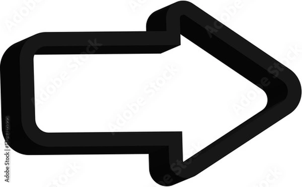 Obraz Color arrow 3D,