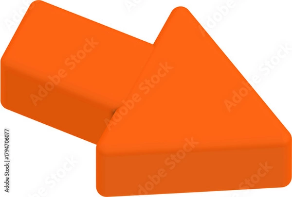 Obraz Color arrow 3D,