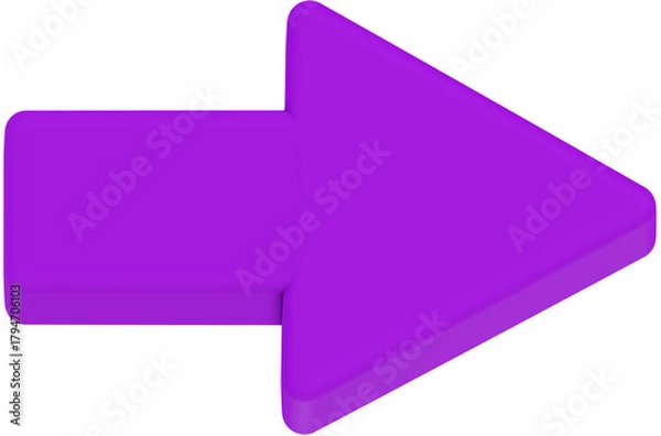 Fototapeta Color arrow 3D,