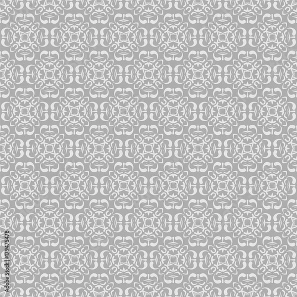 Obraz Grey background, seamless pattern