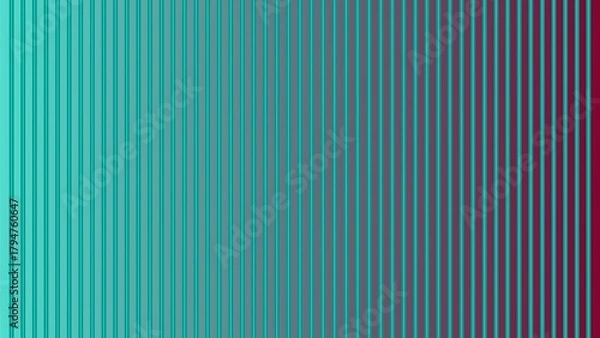 Obraz Vibrant Vertical Striped Gradient Background with Teal and Maroon Hues