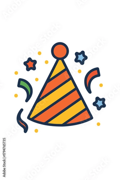 Fototapeta carnival mask vector illustration