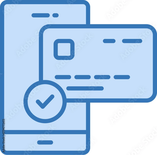 Fototapeta Online Payment Icon Element For Design