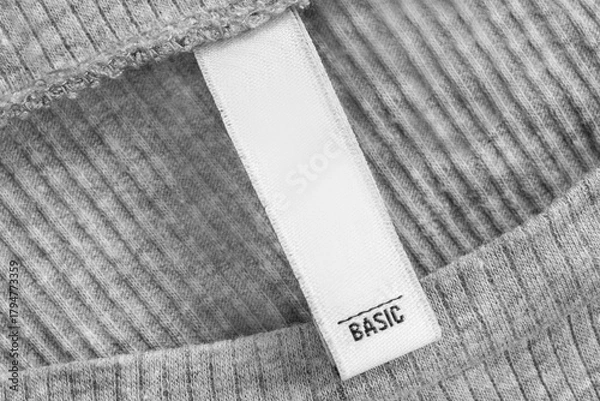 Obraz Basic clothes label