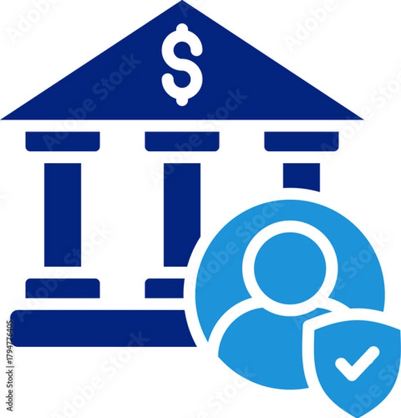 Fototapeta Savings Account Icon Element For Design