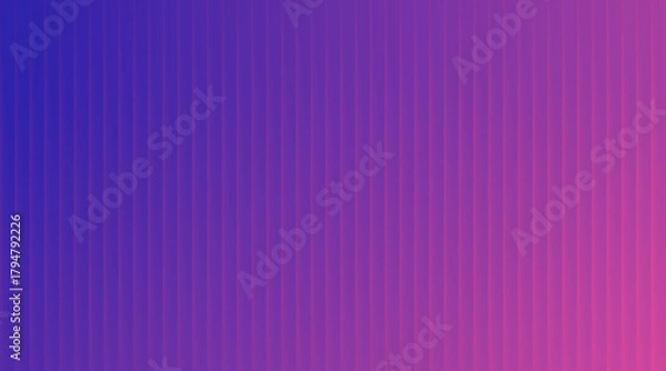 Fototapeta Vibrant gradient background with vertical lines blending purple and pink hues, creating a modern and eyecatching texture for contemporary designs
