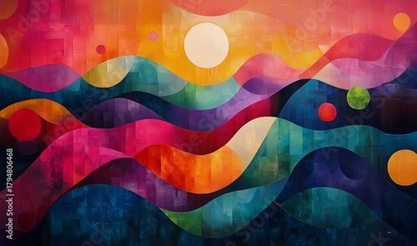 Obraz abstract colorful background