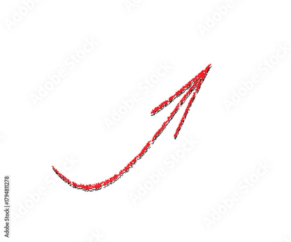 Fototapeta Red Arrow