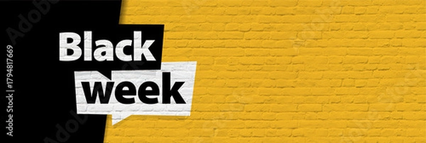 Obraz Black week