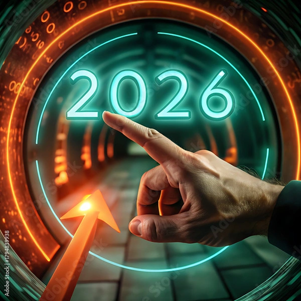 Obraz hand holding a digital tablet computer