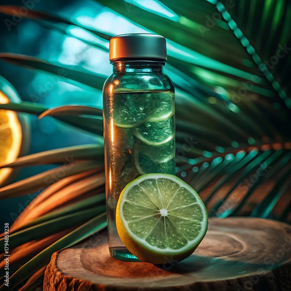 Obraz cocktail with lime