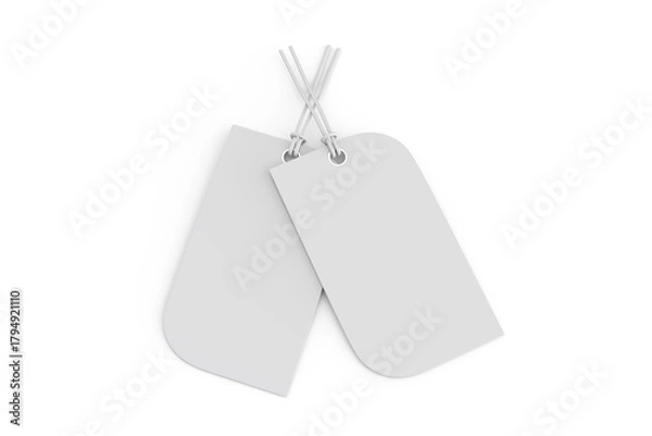 Fototapeta Hang Tag PSD Mockup for Branding