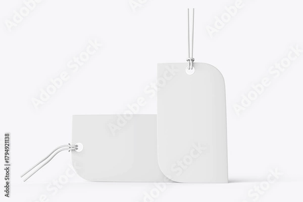 Fototapeta Hang Tag PSD Mockup for Branding