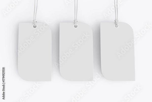 Fototapeta Hang Tag PSD Mockup for Branding