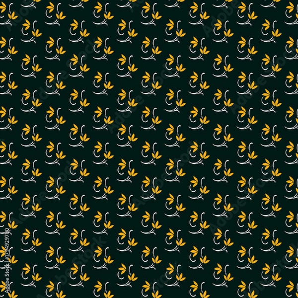 Obraz seamless pattern with yellow flowers