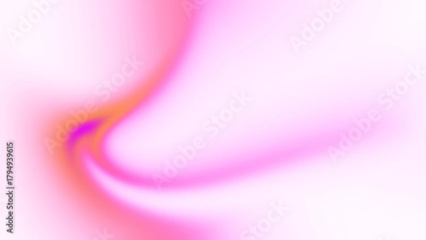 Fototapeta Abstract Swirl of Bright Pink and Orange with Yellow Accents and Soft Glow background
