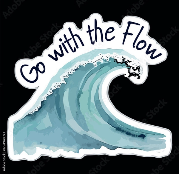 Obraz Surfing illustration