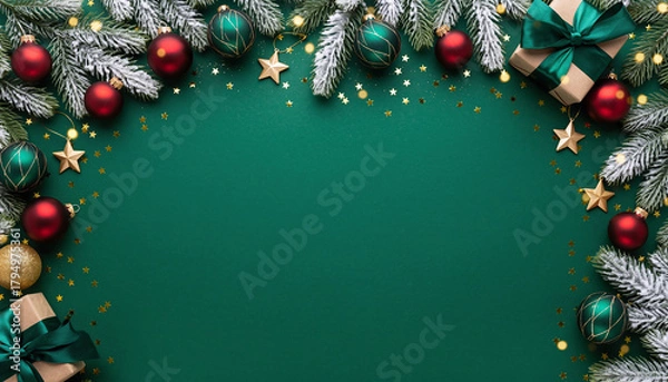 Obraz Premium Christmas Layout with Open Area