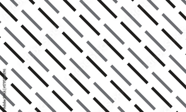 Fototapeta  Abstract greay and black colour short diagonal line pattern can be used for as background