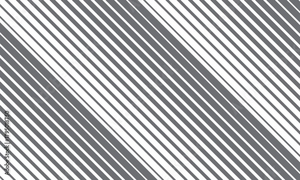 Fototapeta  Abstract greay colour thik to thin halftone diagonal pattern can be used for as background.
