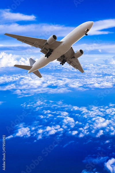 Fototapeta Airplane in the sky