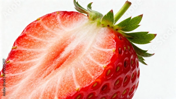 Obraz FreshStrawberryHalvedCloseup