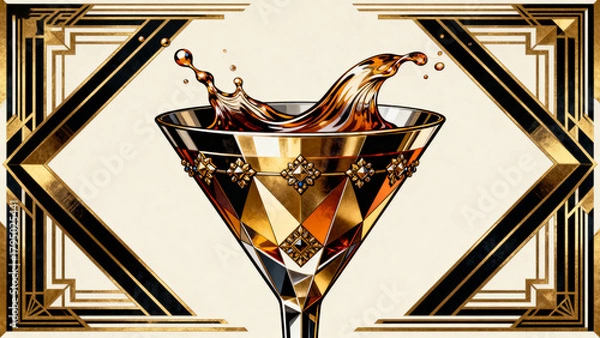Obraz LuxuryCocktailArtDeco