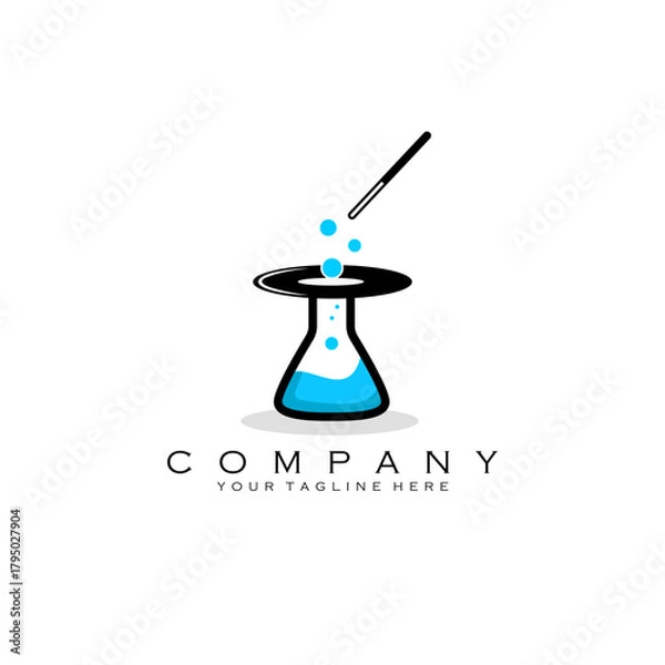 Obraz magic lab logo design vector