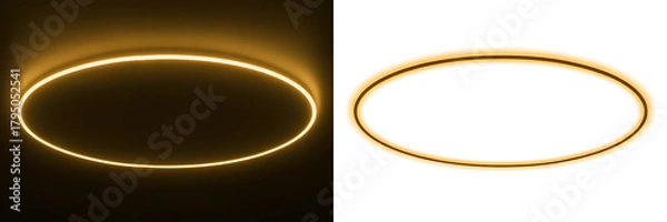 Fototapeta abstract background with golden circles