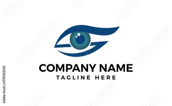 Fototapeta Eye Care vector logo design