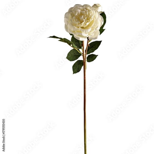 Fototapeta single white rose