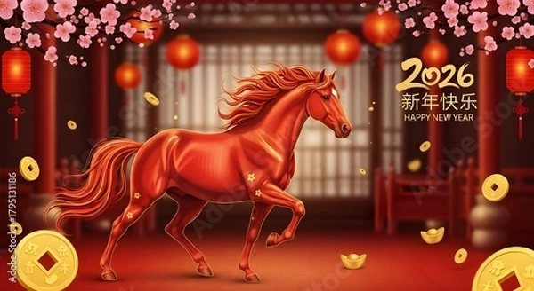 Obraz year of the horse