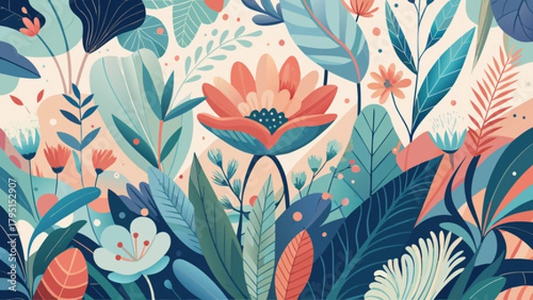 Obraz seamless floral pattern