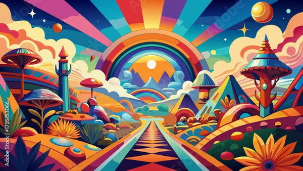 Obraz abstract colorful background