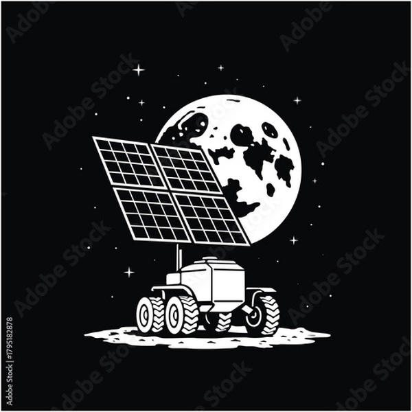 Obraz space tshirt design
