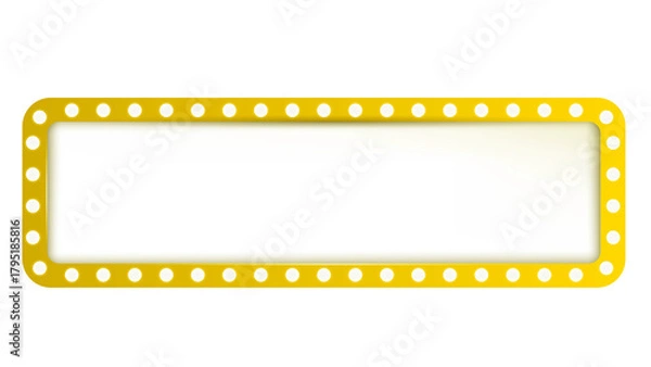 Fototapeta light bulb frame	
