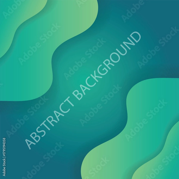 Obraz Paper cut abstract background, vector background