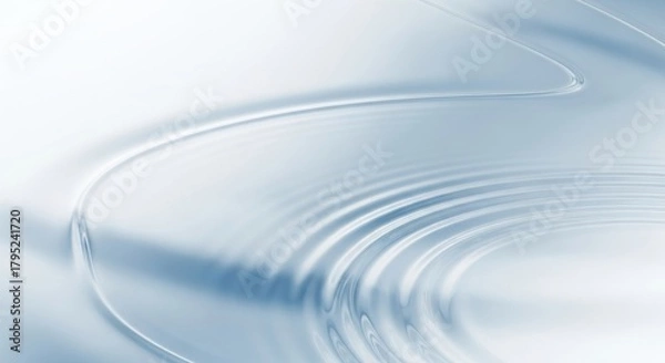 Fototapeta Serene blue wave patterns create a calming, fluid backdrop perfect for spa, wellness, or modern abstract designs, evoking tranquility and flow.