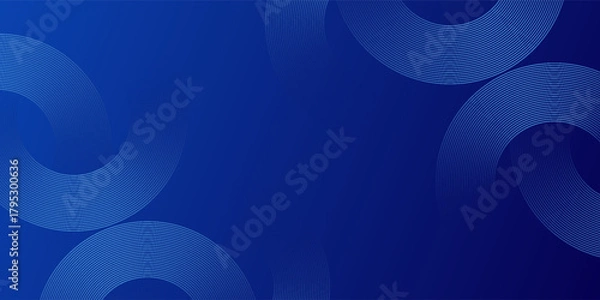 Obraz Dark blue gradient lines abstract background. Geometric lines Modern graphic design.
