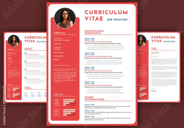 Obraz Resume CV Layout