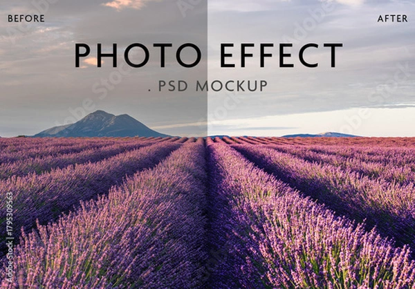 Obraz Photo Effect Adjustment Mockup
