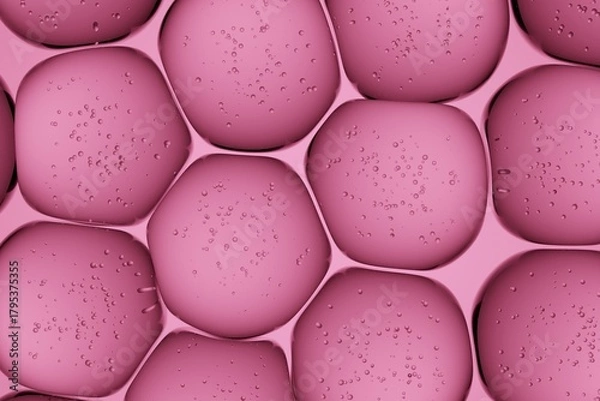 Fototapeta Soft textured pale pink organic formations, designed for gentle cosmetic branding, minimalist product shots, and soothing abstract creative projects