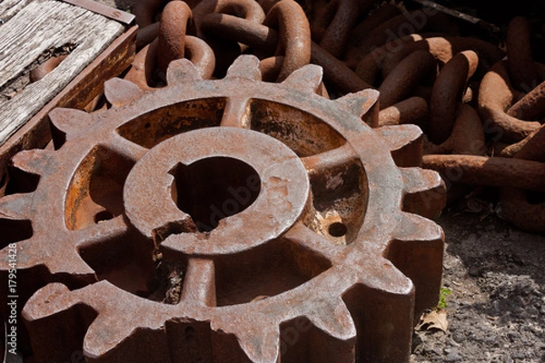 Obraz Rusted Bridge Gear