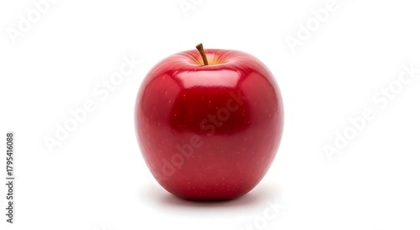 Fototapeta A single red apple