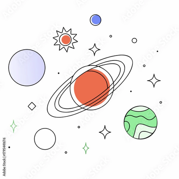 Obraz illustration of a basketball ball on the white background, Eps file. 