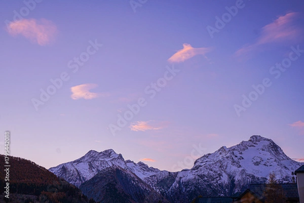Obraz Les deux alpes automne