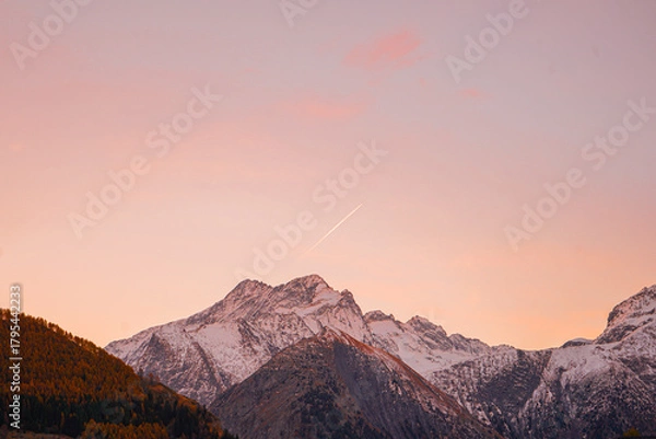 Obraz Les deux alpes automne