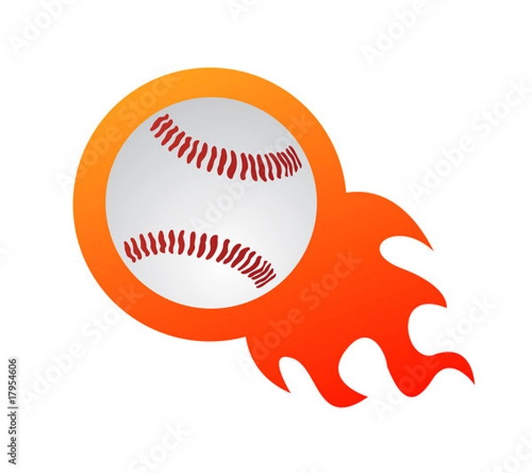 Fototapeta baseball team logo template
