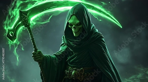 Obraz Illustration of an Alien Zombie