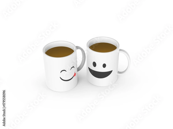 Fototapeta Kaffeeklatsch unter Tassen